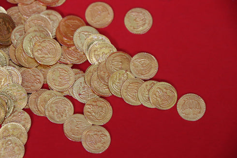 Pure Silver Gold Plated Coins 33.2 g (110 Coins)