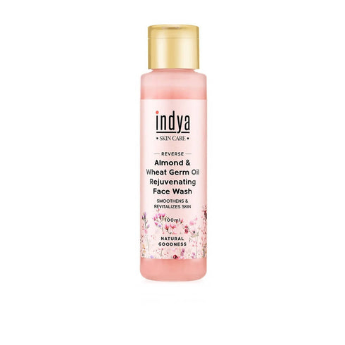 Indya Almond Wheat Germ Oil Rejuvenating Face Wash