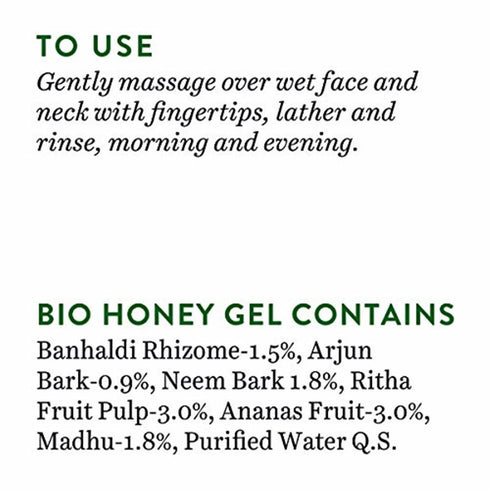 Biotique Advanced Organics Honey Gel Refreshing Foaming Face Cleanser 150ml