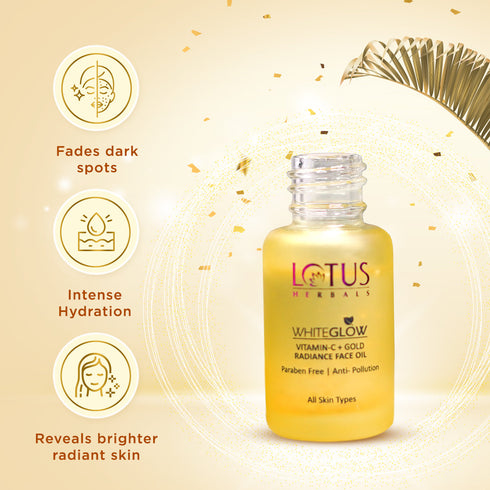 Lotus Whiteglow Vitamin C Gold Radiance Face Oil