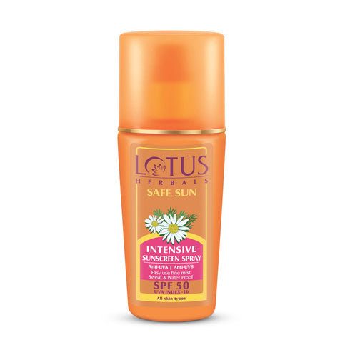 Lotus Safesun Intensive Sunscreen Spray Spf 50 Uva Index 16