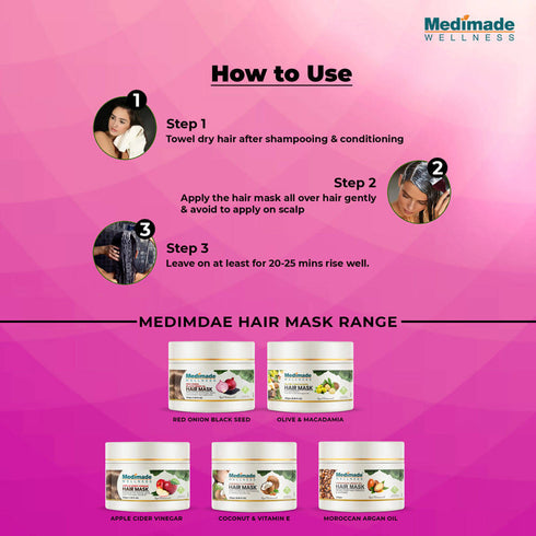 Medimade Wellness Red Onion & Black Seed Oil Hair Mask