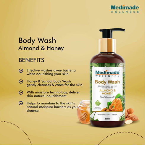 Medimade Wellness Almond & Honey Body Wash