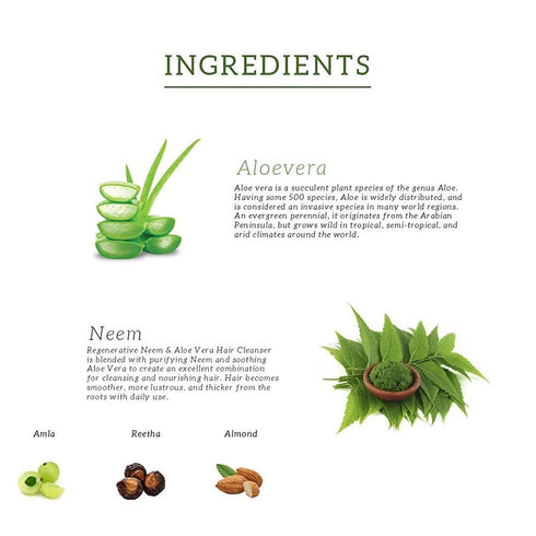 Khadi Natural Neem and Aloe Vera With Almond Oil and Coconut Oil Hair Mask