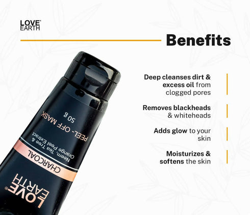 Love Earth Charcoal PeelOff Mask