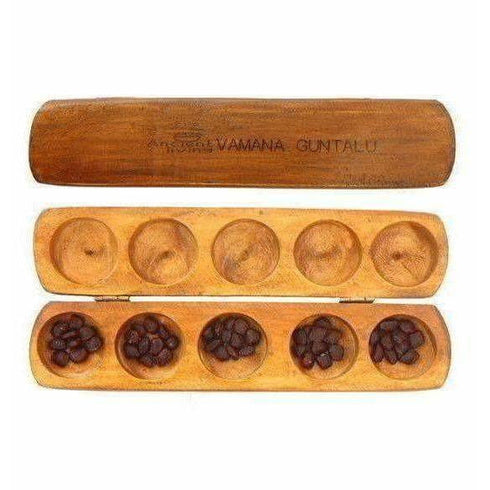 Ancient Living Vamana Guntalu |Pallanghuzi | Mancala wooden Board Game