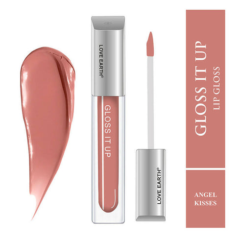 Love Earth Lip Gloss Angel Kisses |Peach