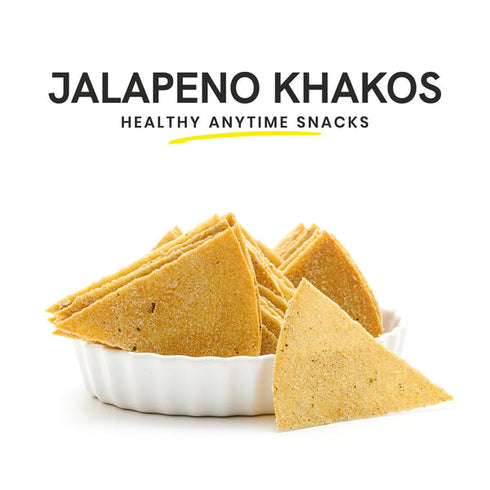 Stuti Khakhra Jalapeno Khakos With Schezwan Chutney