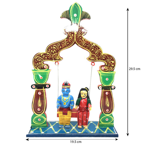 Radha Krishna Swing Kondapalli Toys