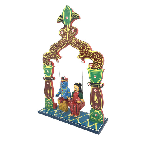 Radha Krishna Swing Kondapalli Toys