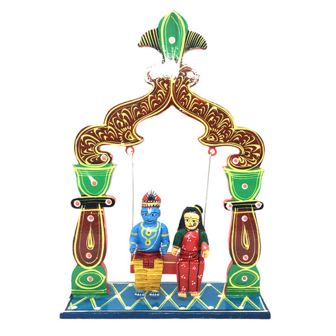 Radha Krishna Swing Kondapalli Toys