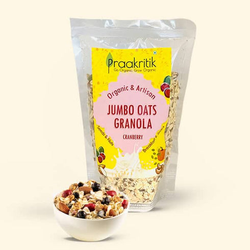 Praakritik Organic & Artisan Jumbo Oats Granola