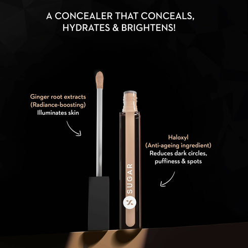 Sugar Auto Correct Creaseless Concealer | Golden Undertone 07 Vanilla Latte