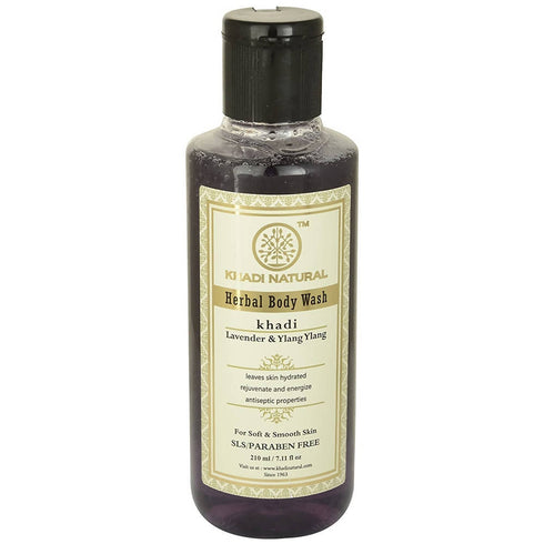 Khadi Natural Lavender & Ylang Ylang Herbal Body Wash 210g