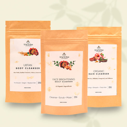 The Tribe Concepts Top-To-Toe Cleansers Kit