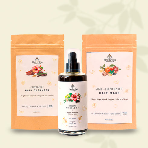 The Tribe Concepts Anti-Dandruff Treatment Kit
