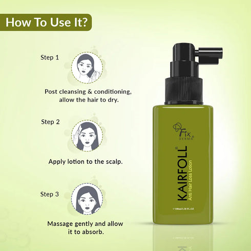 Fixderma Skincare Kairfoll Anti Hair Loss Lotion
