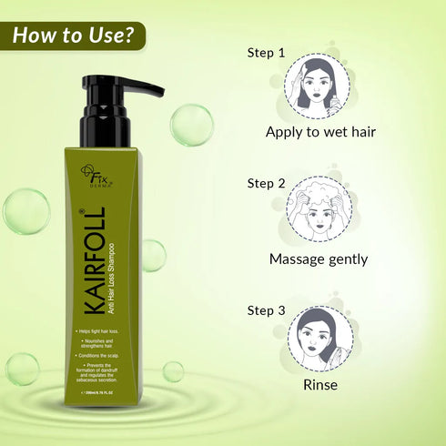 Fixderma Skincare Kairfoll Anti Hair Loss Shampoo
