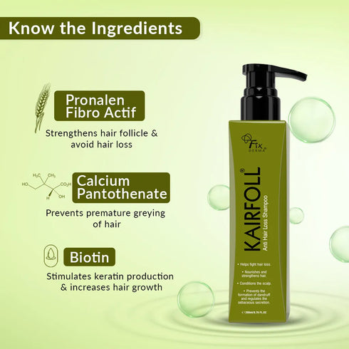 Fixderma Skincare Kairfoll Anti Hair Loss Shampoo