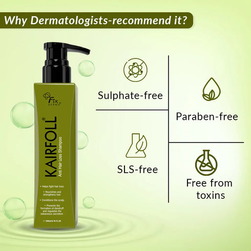 Fixderma Skincare Kairfoll Anti Hair Loss Shampoo
