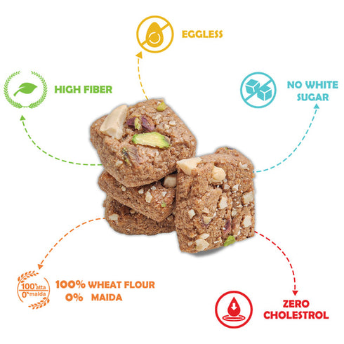 Let's Try Ragi Kaju Pista Cookies