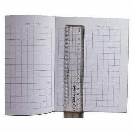 Square Box line Books with Pencils Pack of 6 (King | 96 Pages)