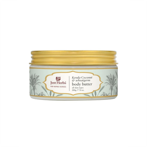 Just Herbs Kerala Coconut & Wheatgerm Body Butter 200g