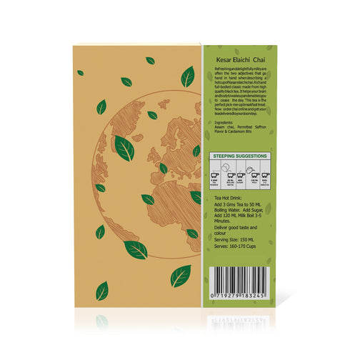 The Tea Planet Kesar Elaichi Flavored CTC Tea