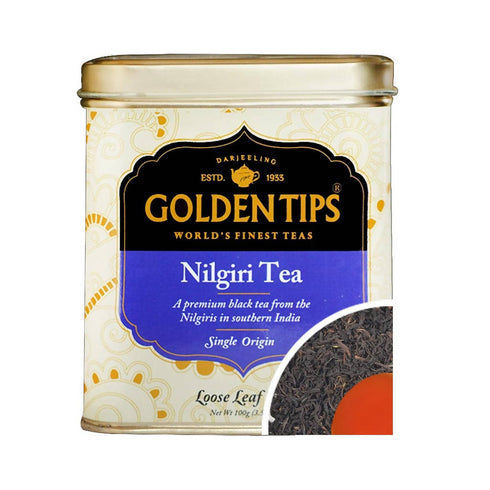 Golden Tips Nilgiri Tea Tin Can