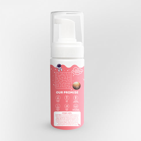 Tiny Mighty Kids Foam Body Wash With Bubble Gum Fragrance 150ml