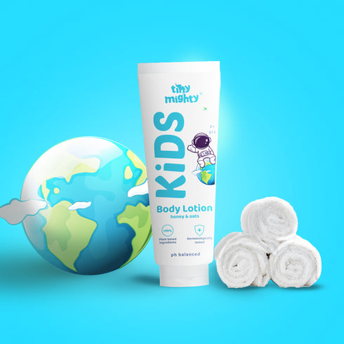 Tiny Mighty Kids Lotion With Honey | Oats & Aloe Vera Extract 200ml