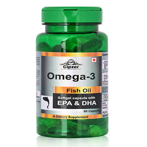 Cipzer Omega 3 Fish Oil Softgel Capsules