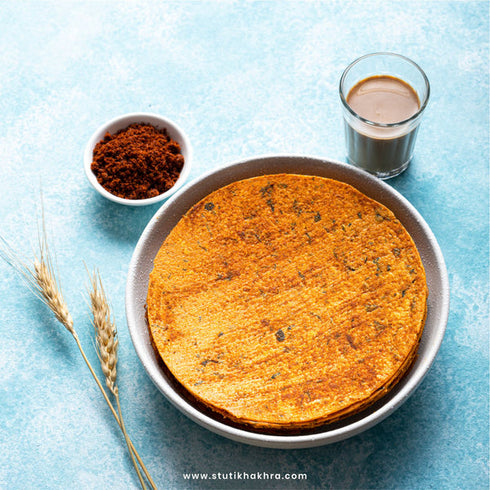 Stuti Khakhra Kohlapuri Thecha Khakhra