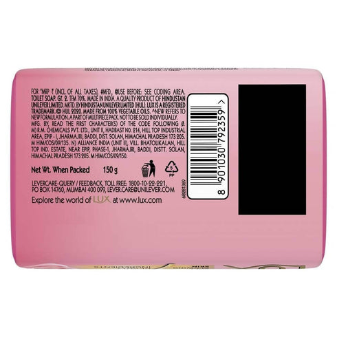 Lux Rose And Vitamin E Soap For Soft Glowing Skin 150g
