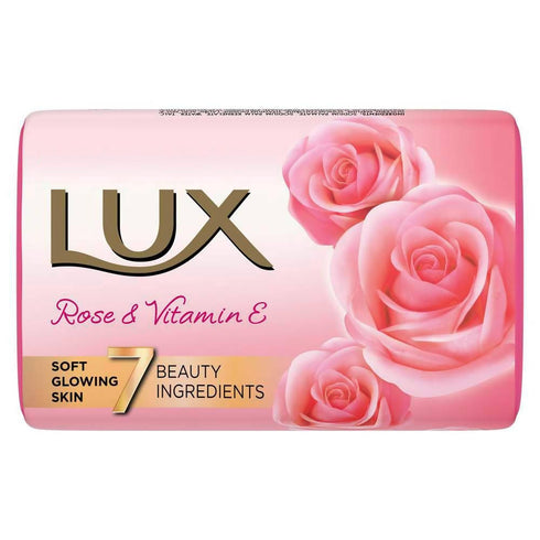 Lux Rose And Vitamin E Soap For Soft Glowing Skin 150g