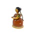 Traditional Lady Figurine Kumkum Box Etikoppaka Handicraft