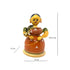 Traditional Lady Figurine Kumkum Box Etikoppaka Handicraft