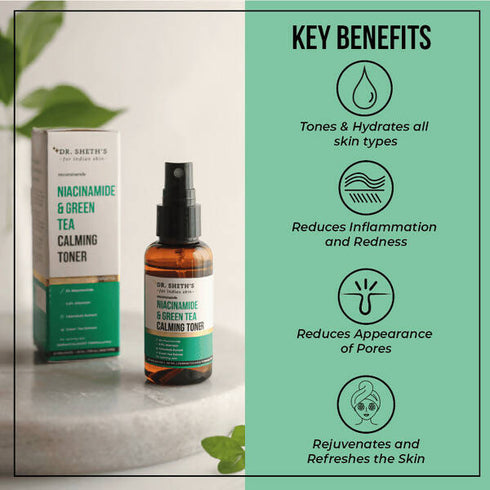 Dr. Sheth's Niacinamide & Green Tea Calming Toner