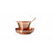 Copper Pancha Pathra Udharini(Spoon) with plate