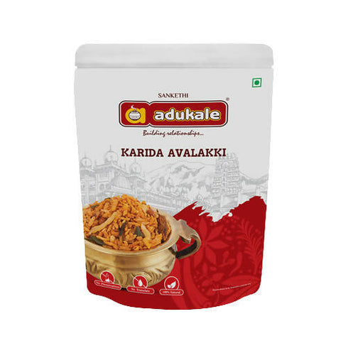 Adukale Karida Avalakki Fried Poha