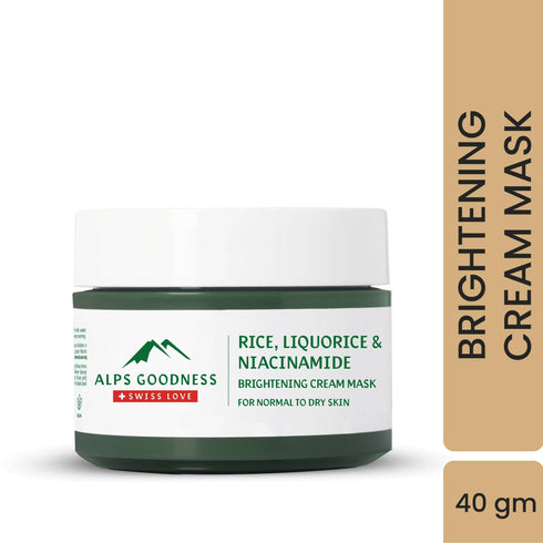 Alps Goodness Rice Liquorice and Niacinamide Brightening Cream Mask