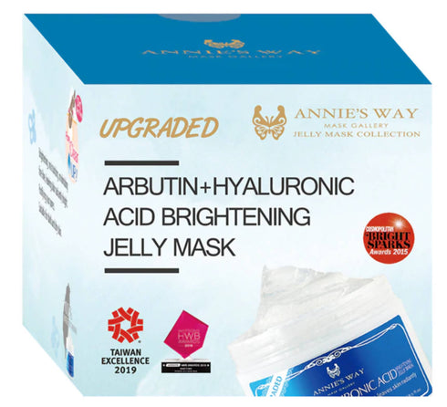 Annie's Way Arbutin + Hyaluronic Acid Brightening Jelly Mask