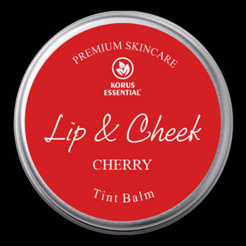 Korus Essential Cherry Lip And Cheek Tint Balm