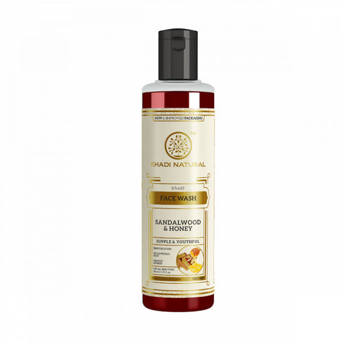 Khadi Natural Sandalwood & Honey Face Wash 210g