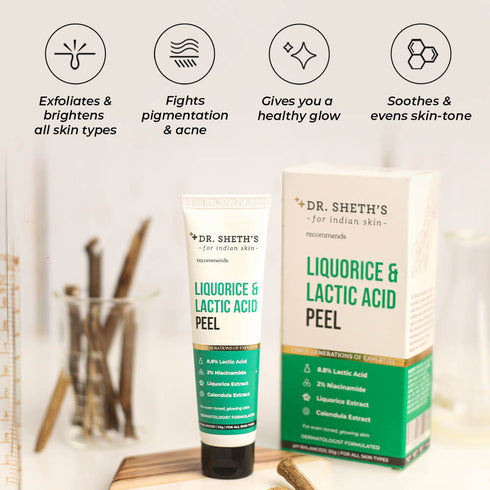 Dr. Sheth's Liquorice and Lactic Acid Peel