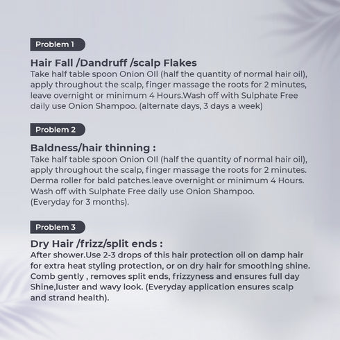 Luxura Sciences Onion Hair Oil