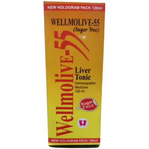 Dr. Wellmans Homeopathy Wellmolive-55 |Sugar Free Liver Tonic