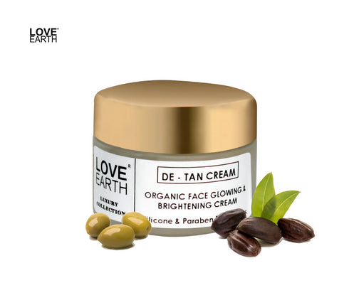 Love Earth DeTan Moisturizing Cream with Aloe VeraSandalwood for Pigmentation