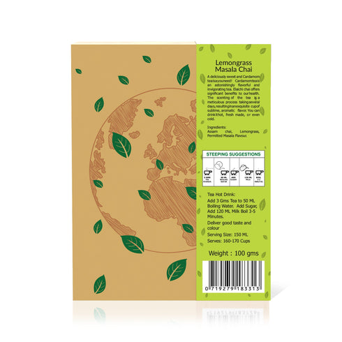 The Tea Planet Lemongrass Masala Chai CTC Tea