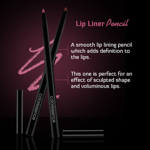 Coloressence Buy All Five Shades Of Lip Liner Pencil 0.25g each